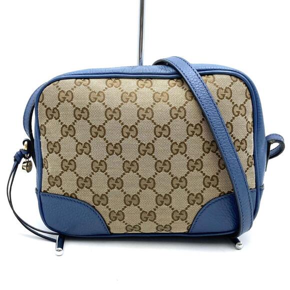 GUCCI Brown Leather Shoulder Bag